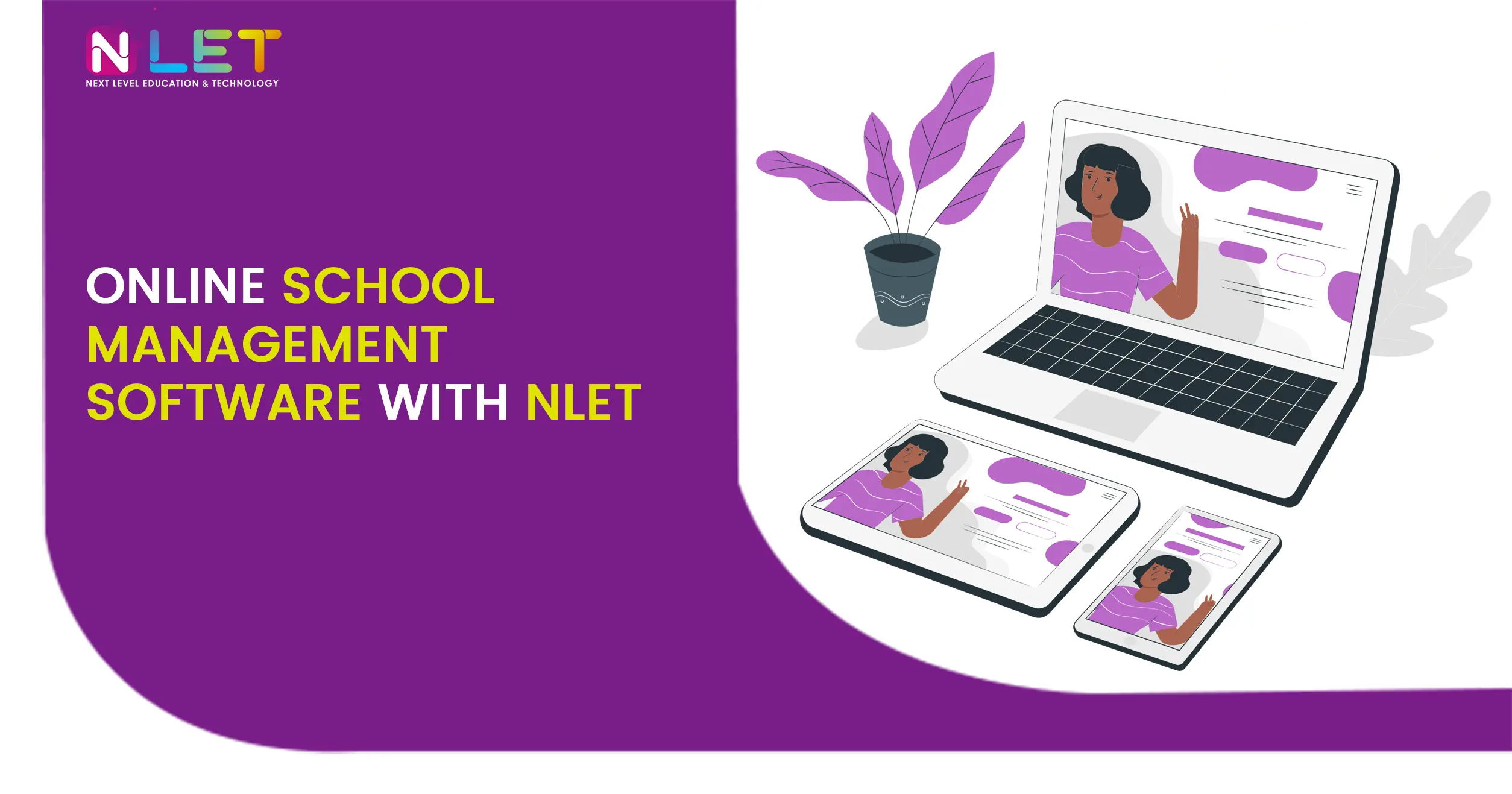 Online School Management Software With NLET